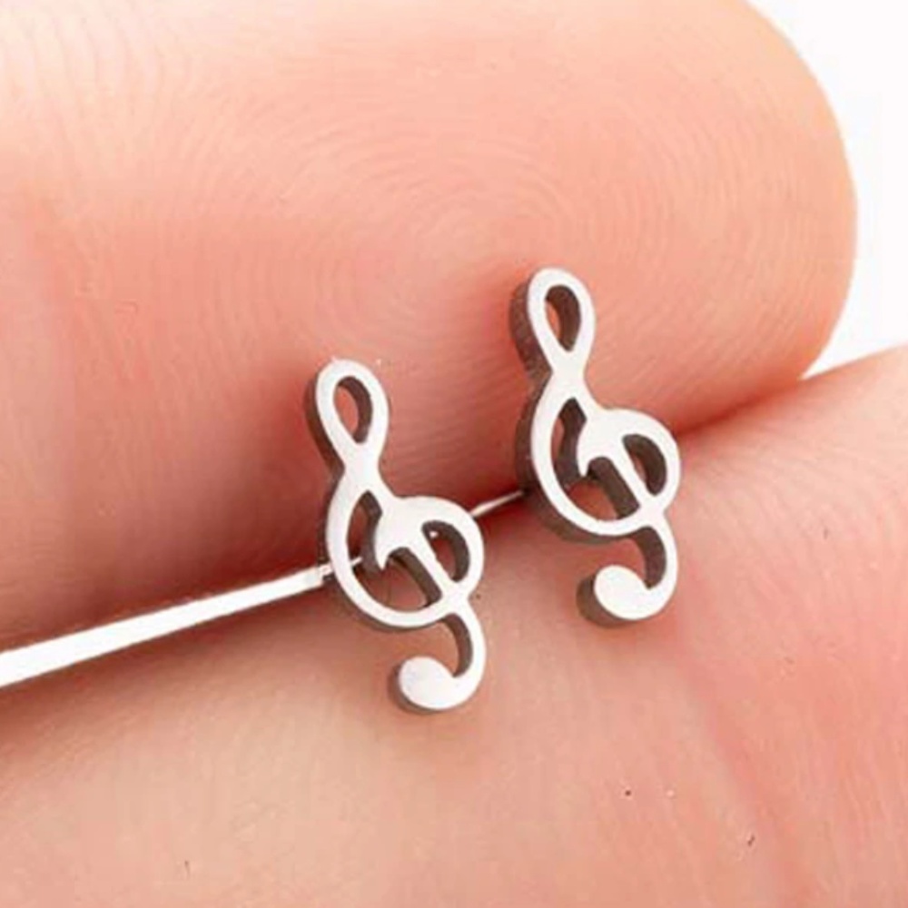 Music Note shaped Earrings